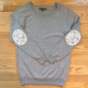 Brixon Ivy Fierro Elbow Patch Crew Neck Sweater